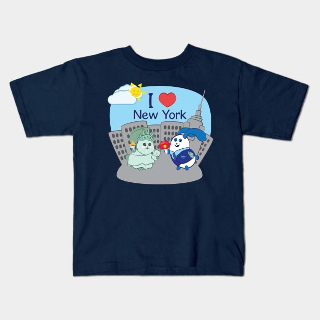 Ernest and Coraline | I love New York Kids T-Shirt by hisameartwork